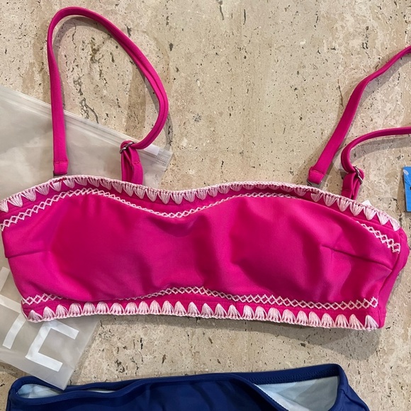 CUPSHE Women's Bikini Two Piece High Waisted Shell Stitched Size XS - Picture 4 of 7